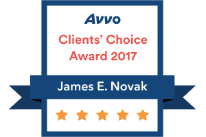 Avvo Clients' Choice Award 2017 James E. Novak